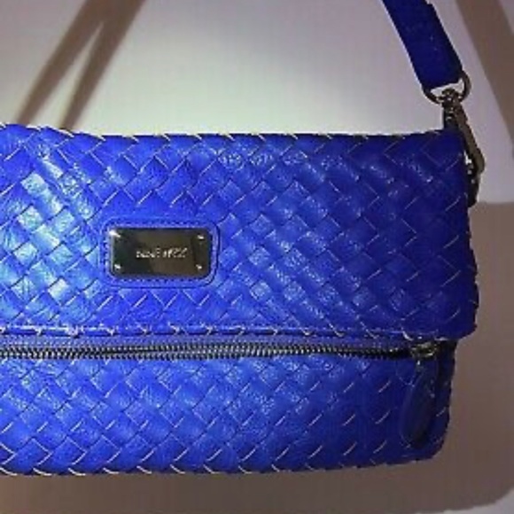 Nine West pre-owned small wristlet purse in blue - Picture 4 of 7